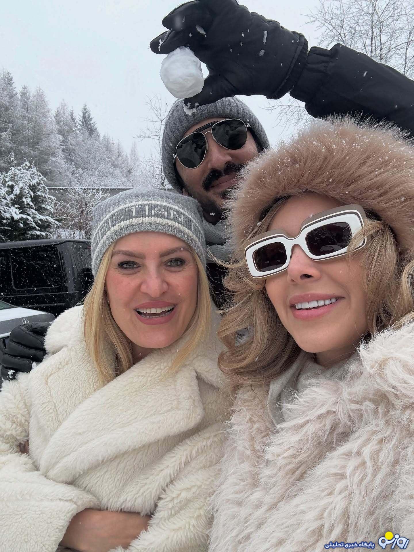 تصویری از رضا قوچان‌نژاد و سروین بیات در اتریش